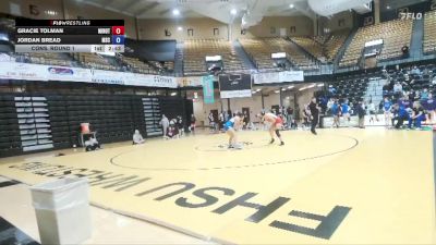 180 lbs Cons. Round 1 - Gracie Tolman, Minot State vs Jordan Bread, Murray State