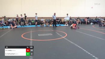 85 lbs Rr Rnd 3 - Noah Losey, K8 Compound vs Gabe Schuchert, K8 Silo WC