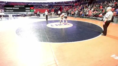 1A 215 lbs Cons. Round 1 - Joe Culp, Peoria (Notre Dame) vs Tristan Staggs, Litchfield