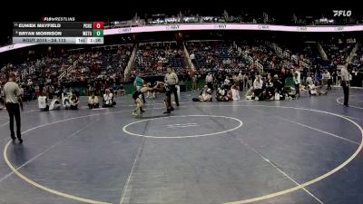 2A 113 lbs Champ. Round 1 - Euniek Mayfield, Pasquotank County High School vs Bryan Morrison, West Stokes