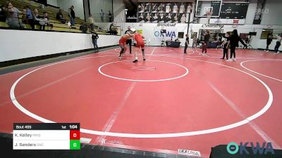 170 lbs Rr Rnd 5 - Kendal Kelley, Pryor Tigers vs Jescee Sanders, Salina Wrestling Club