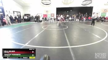 138 lbs Champ. Round 1 - Sela Gelber, San Jose vs Timothy Murabito, Los Gatos