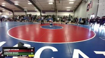 138 lbs Semifinal - Landen Withrow, Riverton vs Christian Bailey, Thunder Basin High School