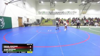 184 lbs Quarterfinal - Rabih Badrani, Palomar College vs Miguel Montano, Bakersfield College