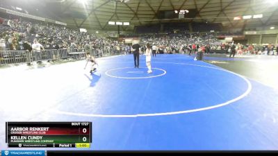 74 lbs Champ. Round 2 - Kellen Cundy, Punisher Wrestling Company vs Aarbor Renkert, Cruiser Wrestling Club