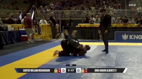 John Anakin Alderete V vs Carter William Richardson 2025 Pan Kids Jiu-Jitsu IBJJF Championship