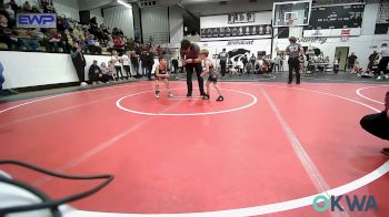 43 lbs Consi Of 4 - Jarrett Stewart, Wagoner Takedown Club vs Cannon Francis, Skiatook Youth Wrestling