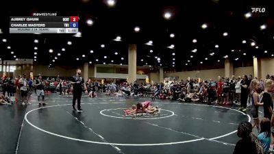 85 lbs Round 3 (4 Team) - Charlee Masters, TWA #1 vs Aubrey Ishuin, NC National Team