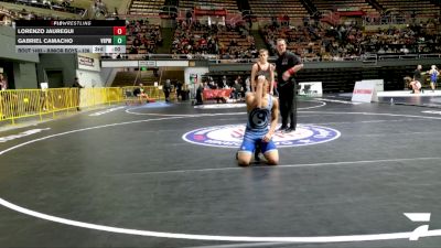 Junior Boys - 132 lbs Cons. Round 1 - Gilbert Luiz II, Ripon Tribe Wrestling Club vs Max De Castro