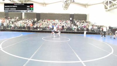 95 lbs Quarterfinal - Madelyn Smith, Prime Mat Club vs Avery OBrien, Byaa