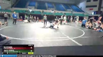 85 lbs Semis (4 Team) - RJ Stobbe, Cane Bay Cobras vs Nate Manos, Eastside Youth Wrestling