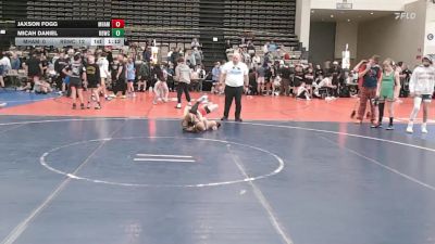 81 lbs Final - Jaxson Fogg, Maine Hammahs - MSC vs Micah Daniel, Rabbit Wrestling Club - MSC