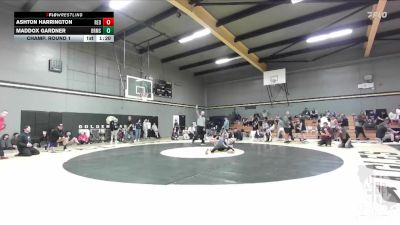 112 lbs Champ. Round 1 - Ashton Harrington, Redding vs Maddox Gardner, Bear River Middle School