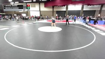 190 lbs Cons. Semi - Crystal Jimenez, Amarillo vs Michelle Ramirez, El Paso Del Valle
