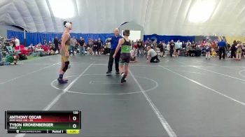 120 lbs Round 6 (8 Team) - Anthony Oscar, Ohio Gold 24k vs Tyson Kronenberger, FORGE