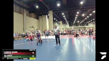 75 lbs Semis & Wb (16 Team) - Eli Smith, The Untouchables Black vs Landon Zinser, Moyer Elite