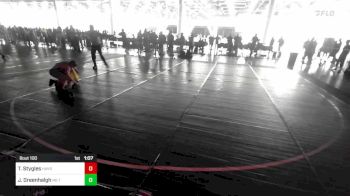 106 lbs Round Of 16 - Tucker Stygles, Havre WC vs Jantz Greenhalgh, No Team