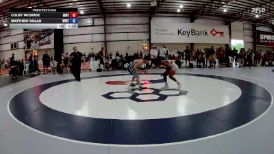 57 kg Champ. Round 2 - Colby McBride, Boone RTC vs Matthew Dolan, West Virginia Regional Training Center