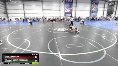 60 lbs Rd# 7- 10:45am Saturday Final Pool - Zeth Dykhouse, Team Michigan vs William (Liam) Ferguson, Minion Black