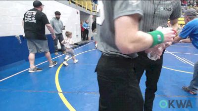 45 lbs Consi Of 16 #1 - Amos Boyd, Harrah vs Chord Hultman, Grover Rains Wrestling Club