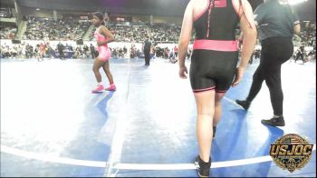 110 lbs Round Of 16 - Heavyn Woods, El Paso Wildcats vs Madilyn Robinson, Team Nomad