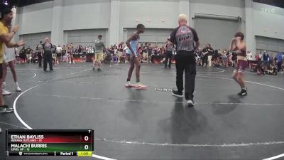 105 lbs Round 3 (10 Team) - Malachi Burris, Level Up vs Ethan Bayliss, Indiana Outlaws