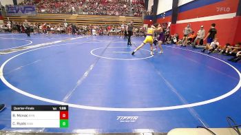 100 lbs Quarterfinal - Brody Mcnac, Bristow Youth Wrestling vs Caden Ryals, Vian Wrestling Club