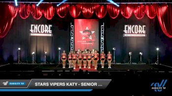 Stars Vipers - Katy - Senior Strike [2019 Senior - Small 4 Day 1] 2019 Encore Championships Houston D1 D2