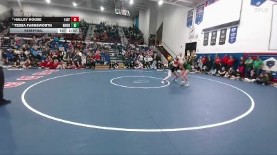 145 lbs Semifinal - Tessa Farnsworth, Moorcroft vs Halley House, Cheyenne East