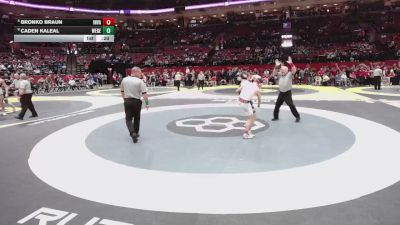 120 lbs 3rd Place Match - Bronko Braun, Indian Valley vs Caden Kaleal, West Geauga