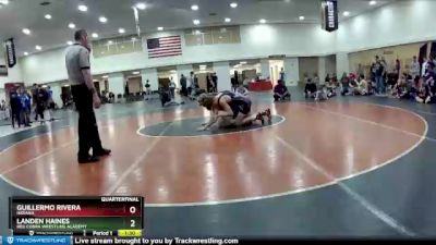 132 lbs Quarterfinal - Landen Haines, Red Cobra Wrestling Academy vs Guillermo Rivera, Indiana