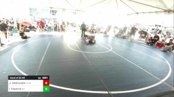 165 lbs Consi Of 32 #2 - Joshua Valenzuela, Team Coalinga vs Izaac Esparza, 951 Wc