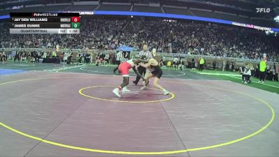 D1-165 lbs Quarterfinal - Jay`Den Williams, Roseville HS vs James Dunne, Northville HS