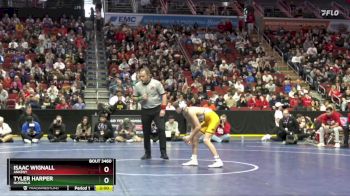 3A-113 lbs Semifinal - Isaac Wignall, Ankeny vs Tyler Harper, Norwalk