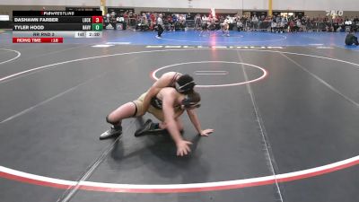 149Grey lbs Rr Rnd 3 - DaShawn Farber, Lock Haven vs Tyler Hood, Navy
