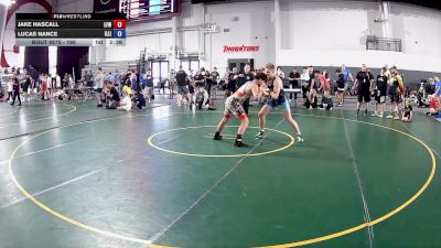 190 lbs Cons. Round 2 - Jake Hascall, Lakeville Falcons Wrestling vs Lucas Nance, Illinois
