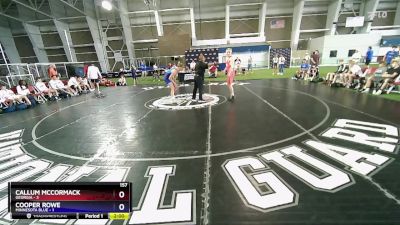 157 lbs Semis & 3rd Wb (16 Team) - Callum Mccormack, Georgia vs Cooper Rowe, Minnesota Blue