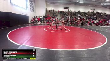 115 lbs Semifinal - Kate Brunner, Regis Jesuit vs Ali Balderas, Pine Creek