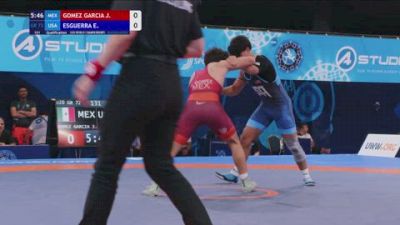 72 kg Qualif. - Jorge Gomez Garcia, Mexico vs Eligio Esguerra, United States