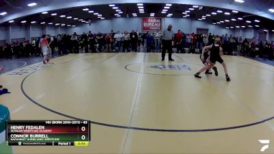 83 lbs Cons. Round 4 - Connor Burrell, Haymarket Hurricanes Wrestling vs Henry Fedalen, Scanlan Wrestling Academy