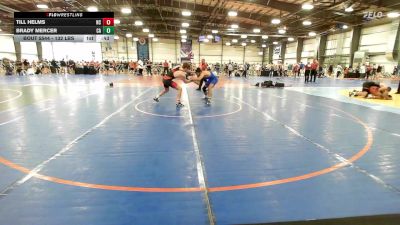 132 lbs Consi Of 16 #2 - Till Helms, NC vs Brady Mercer, CA