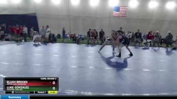 135 lbs Cons. Round 3 - Elijah Brooks, Whiteland Warriors vs Luke Gonzalez, Fighting Irish WC