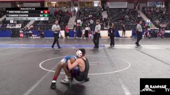 90 lbs Cons. Round 2 - Camden Cooper, Rossville vs Treyvonn Clark, Stockton WC