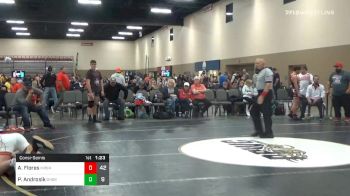 128 lbs Consolation - Ayden Flores, Kansas Marshals vs Patrick Androsik, Ohio Natl Gray