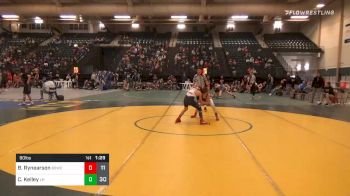 90 lbs Prelims - Braxon Rynearson, Broken Bow Wrestling Club vs Colton Kelley, Little Hammers