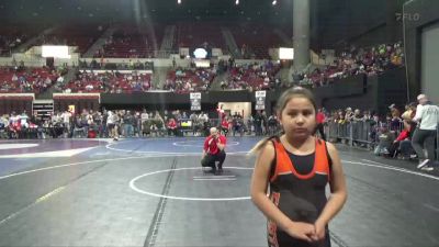 87 lbs Round 3 - Nizhoni Cree, Williston Coyotes vs Allie Ridgeway, Swamp Monsters MT