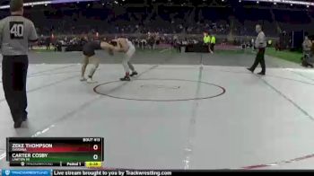 D4-160 lbs 7th Place Match - Carter Cosby, Lawton HS vs Zeke Thompson, Ravenna