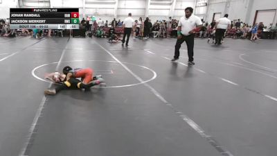 44-52 lbs Round 1 - Johan Randall, Rampage vs Jackson Merkert, Rush Wrestling Club