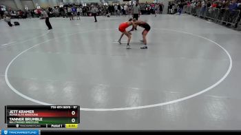 97 lbs Cons. Round 3 - Tanner Brumble, BullTrained Wrestling vs Jett Kramer, Moyer Elite Wrestling