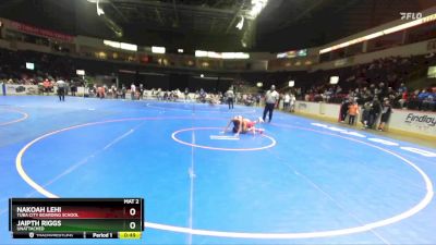 88 lbs Cons. Round 2 - Nakoah Lehi, Tuba City Boarding School vs Jaipth Riggs, Unattached